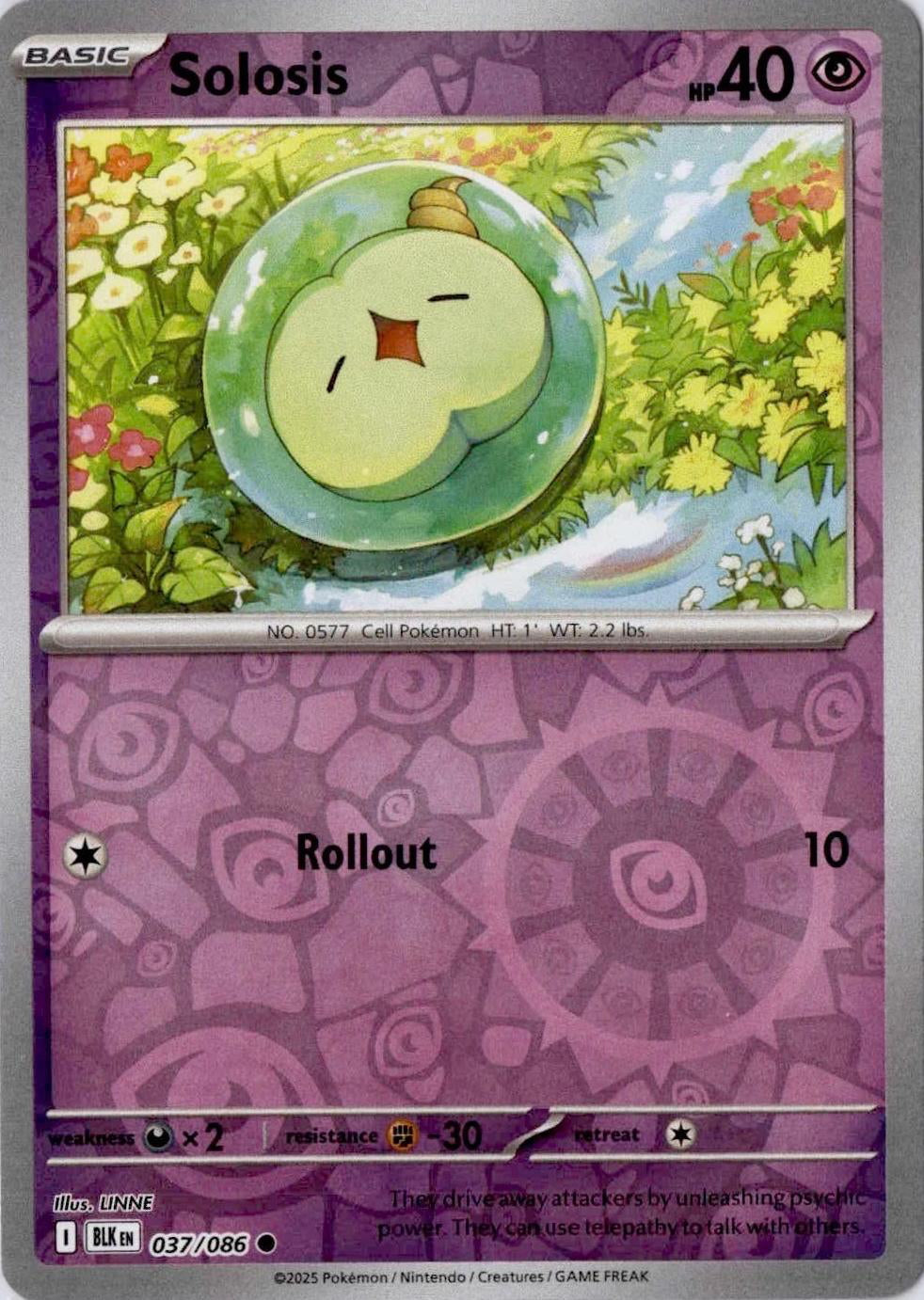 Black Bolt Solosis #37/86 reverse holo